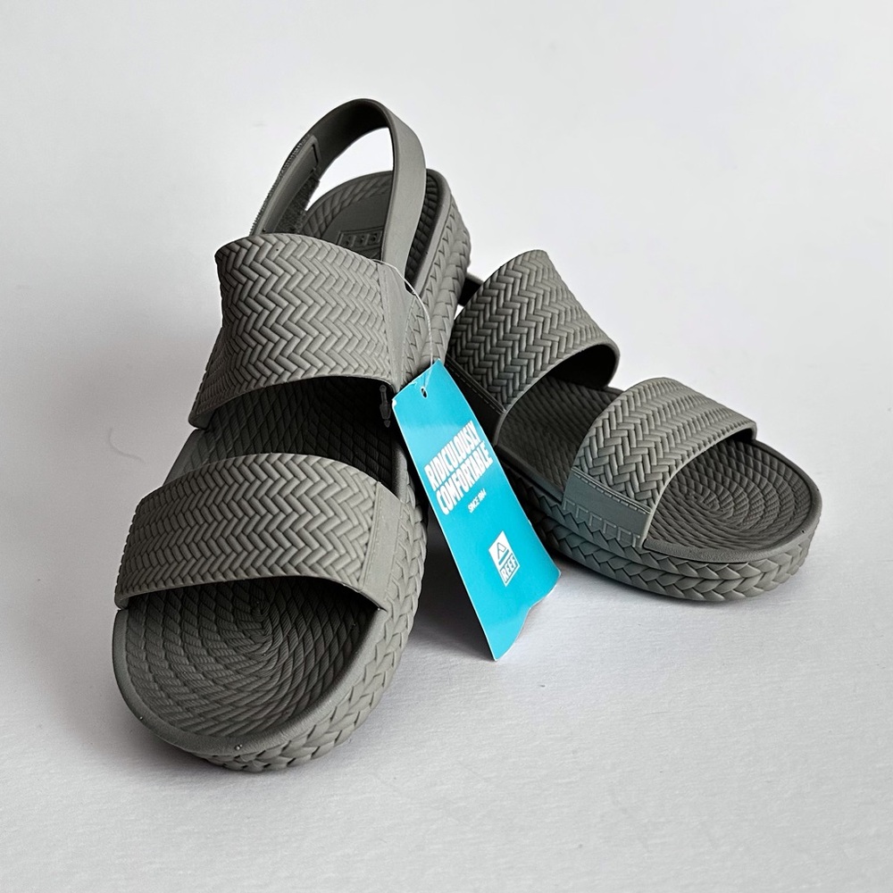 Reef Water Vista Women's Sandal - Seagrass Gray Textured - Size 6